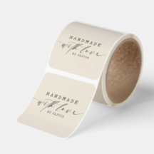 Simple Handmade with Love Script Business | ECRU