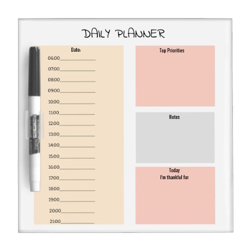 Simple Handwriting Daily Planner Things To Do List Dry Erase Board