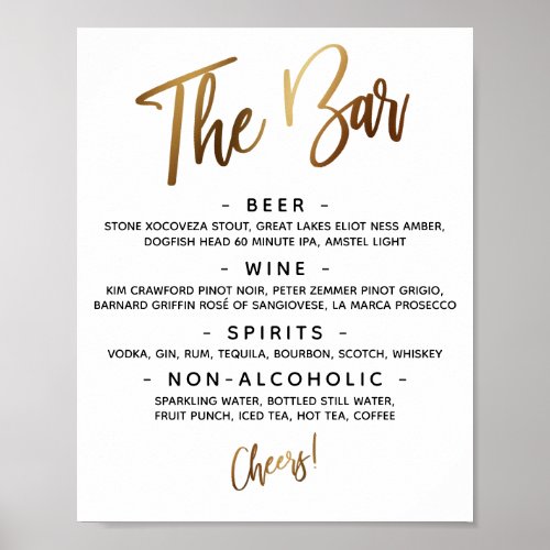 Simple Handwriting Typography The Bar Sign