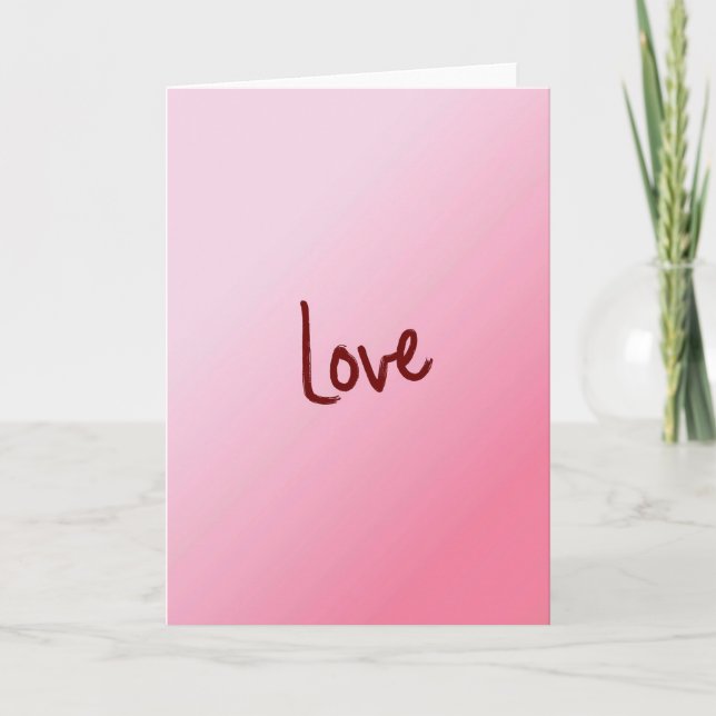 Simple Handwritten Love Card (Front)