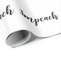 Simple Handwritten Script Calligraphy Impeach