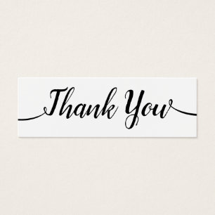 Simple Handwritten Script Calligraphy Thank You