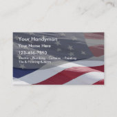 Simple Handyman Business Card (Front)
