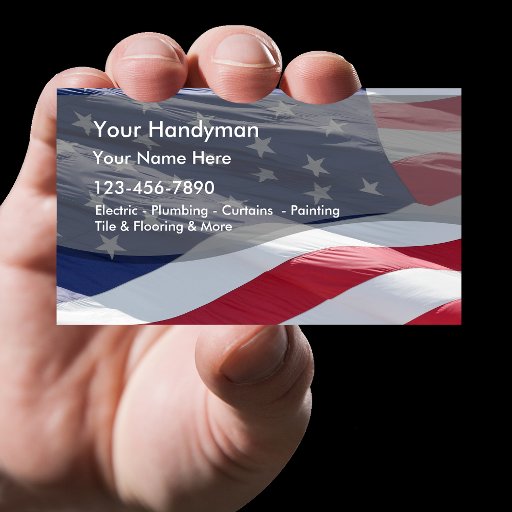 Customizable Simple Handyman Business Card