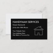 Simple Handyman Business Cards (Front/Back)