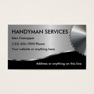 handyman services business cards