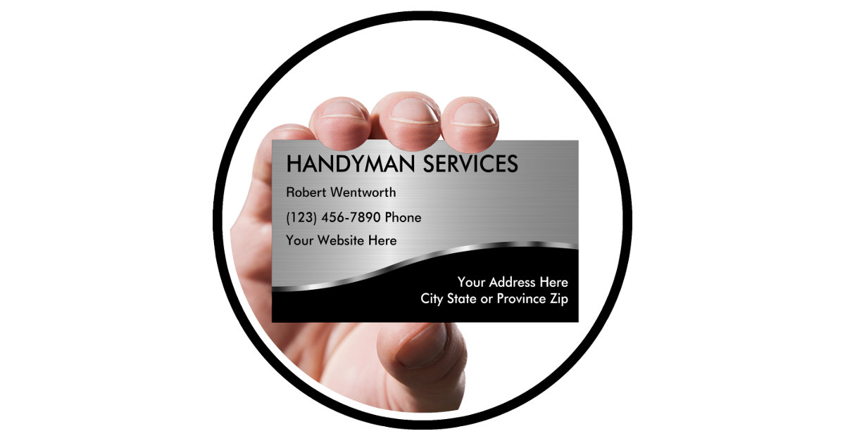 creative handyman business cards