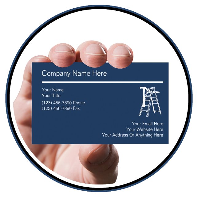 Simple Handyman Business Cards (Creator Uploaded)