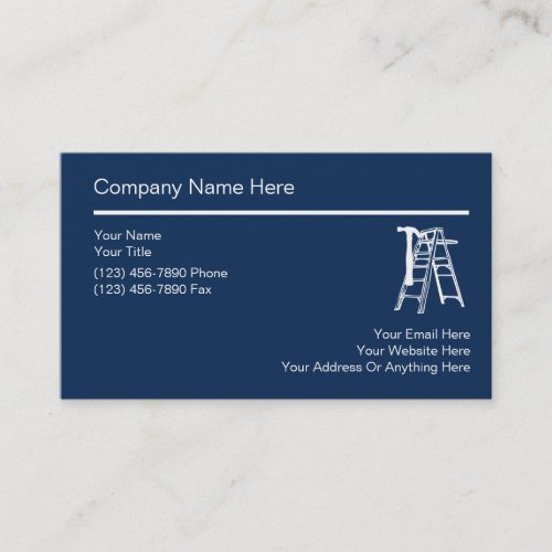 Simple Handyman Business Cards