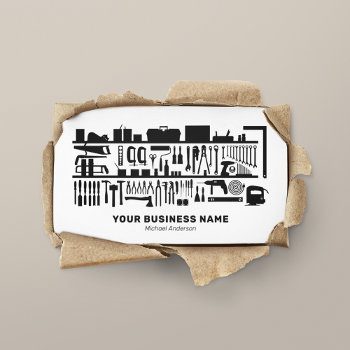 Simple Handyman Tradesman Business Card by special_stationery at Zazzle