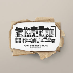 Simple Handyman Tradesman Business Card