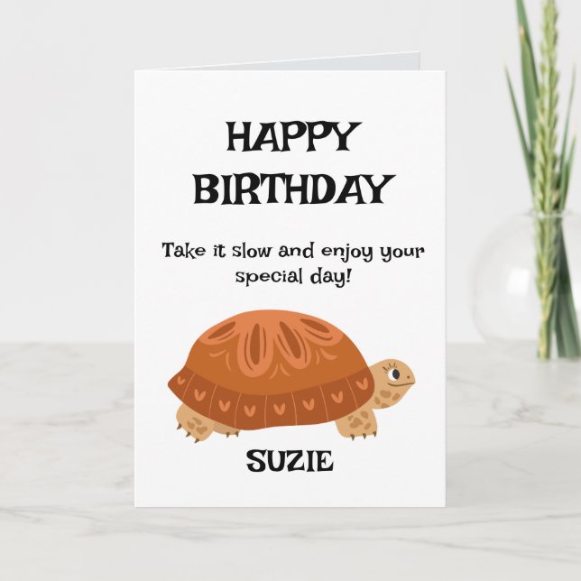 Simple Happy Birthday Card Design (Front)