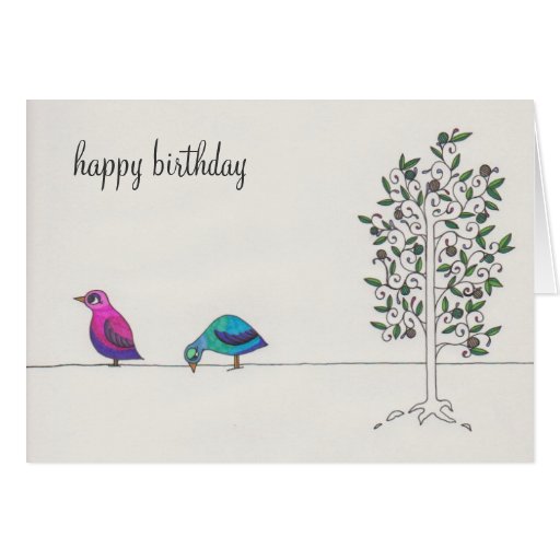 Beautiful 30 Simple Happy Birthday Greeting Card