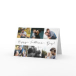 Simple Happy Fathers Day 6 Photo Collage Holiday Card Simple Happy Fathers Day 6 Photo Collage Holiday Card