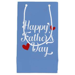 Simple Happy Father's Day Calligraphy   Gift Bag