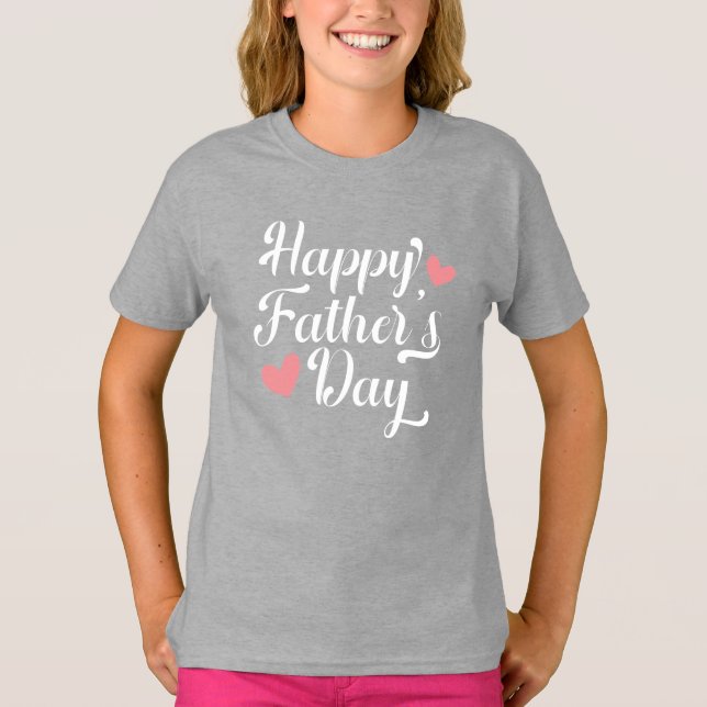 Simple Happy Father's Day Calligraphy | Shirt (Front)