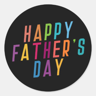 Simple Happy Father's Day Typography | Sticker