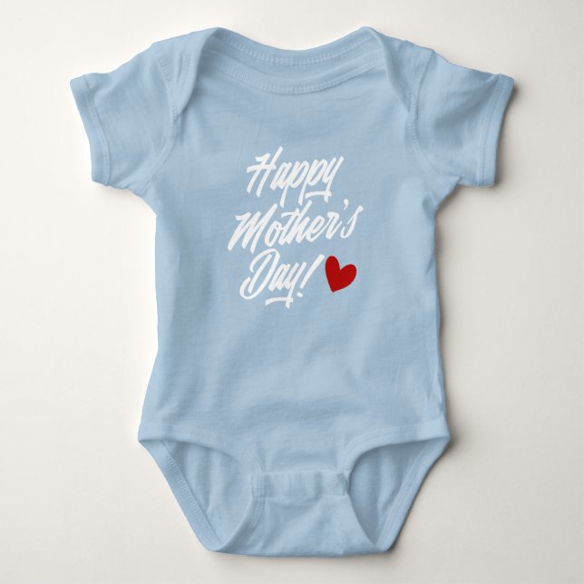 Simple Happy Mother's Day Calligraphy | Bodysuit (Front)