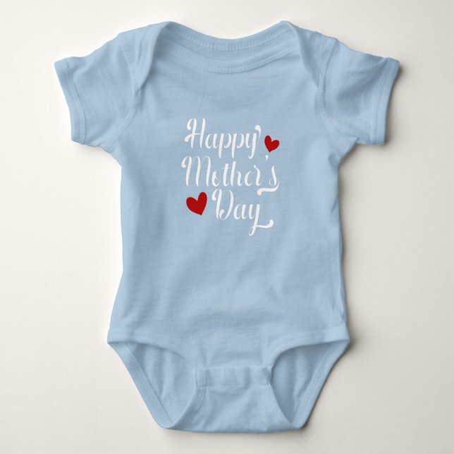 Simple Happy Mother's Day Calligraphy | Bodysuit (Front)