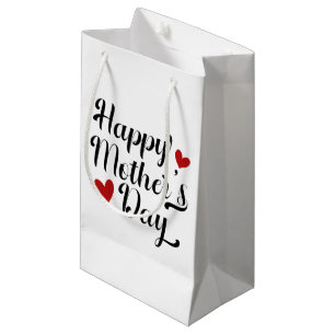 Simple Happy Mother's Day Calligraphy   Gift Bag