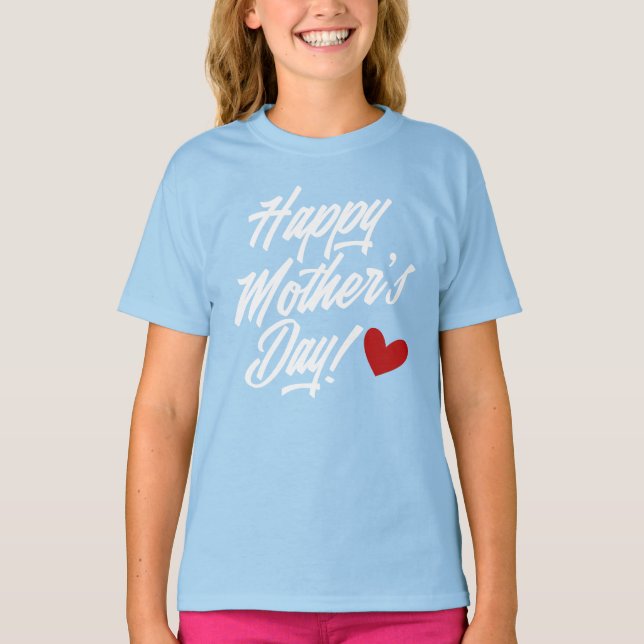 Simple Happy Mother's Day Calligraphy | Shirt (Front)