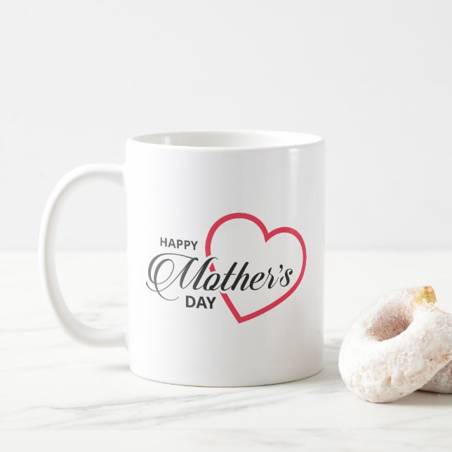 Simple Happy Mother's Day | Coffee Mug (With Donut)