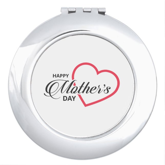 Simple Happy Mother's Day | Compact Mirror (Front)