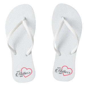 Simple Happy Mother's Day   Flip Flops