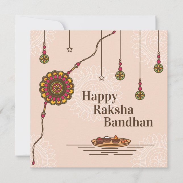 Simple Happy Raksha Bandhan (Front)