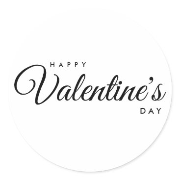 Simple Happy Valentine's Day Envelope Seals Simple Happy Valentine's Day Envelope Seals