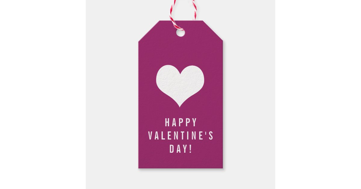Valentines Day Gift Tags Template