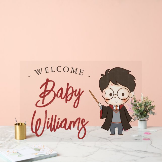 Simple Harry Potter Baby Shower Acrylic Sign (Wedding)
