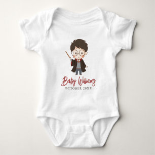 Simple Harry Potter Baby Shower Baby Bodysuit