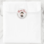 Simple Harry Potter Baby Shower Classic Round Sticker
