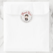 Simple Harry Potter Baby Shower Classic Round Sticker