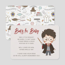 Simple Harry Potter Baby Shower Enclosure Card