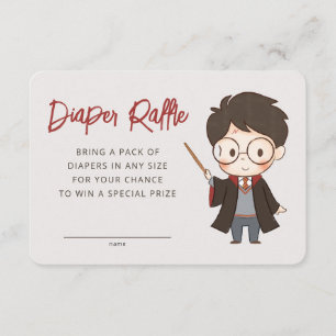 Simple Harry Potter Baby Shower Enclosure Card