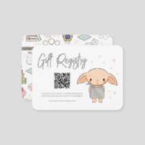 Simple Harry Potter Baby Shower Enclosure Card