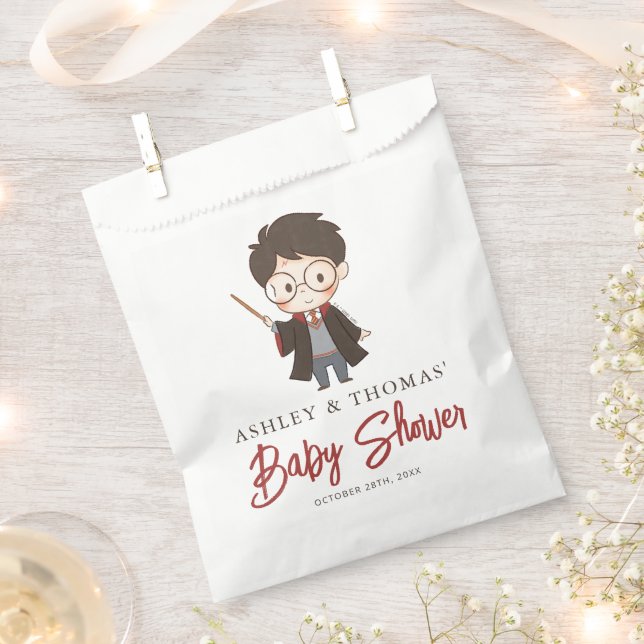 Simple Harry Potter Baby Shower Favor Bag (Clipped)