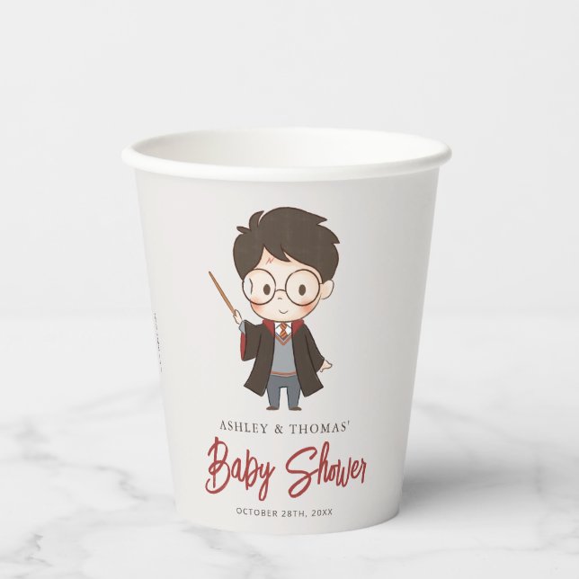 Simple Harry Potter Baby Shower Paper Cups (Front)