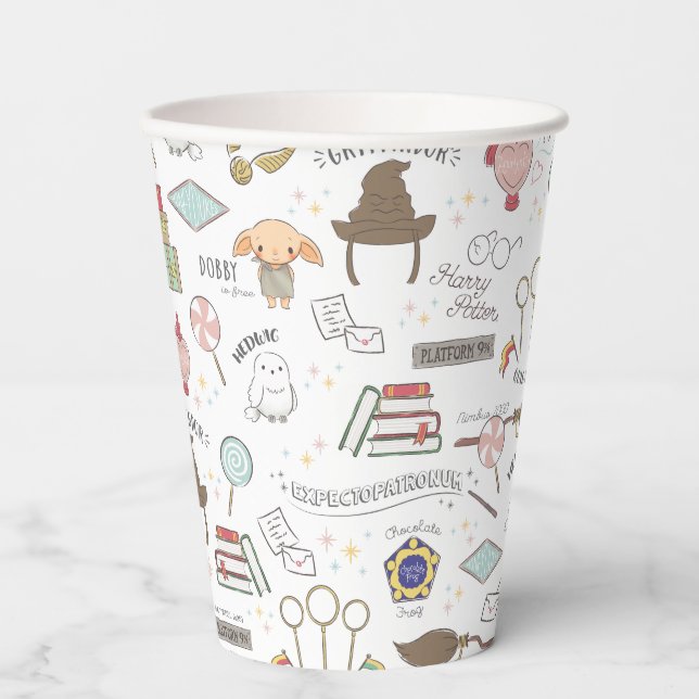 Simple Harry Potter Baby Shower Paper Cups (Front)
