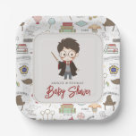 Simple Harry Potter Baby Shower Paper Plates