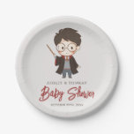 Simple Harry Potter Baby Shower Paper Plates