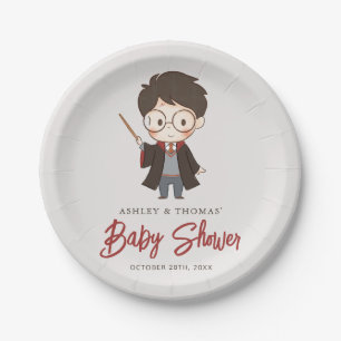Simple Harry Potter Baby Shower Paper Plates