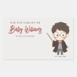Simple Harry Potter Baby Shower Rectangular Sticker