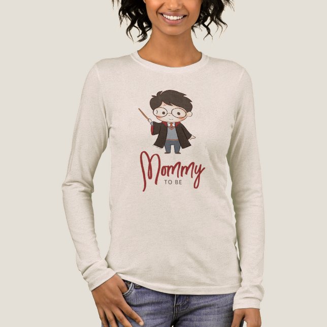 Simple Harry Potter Baby Shower Tri-Blend Shirt (Front)