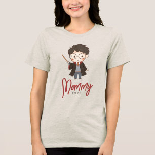 Simple Harry Potter Baby Shower Tri-Blend Shirt