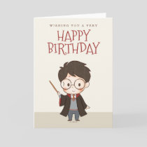 Simple Harry Potter Birthday Card