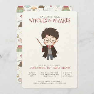 Simple Harry Potter Birthday Invitation