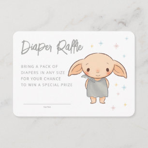 Simple Harry Potter - Dobby Baby Shower Enclosure Card